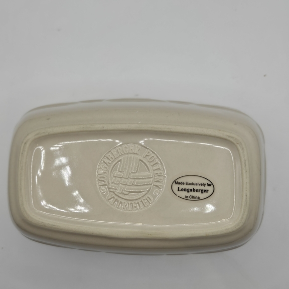 Cream Rectangular Ceramic Dish - Picture 7 of 7